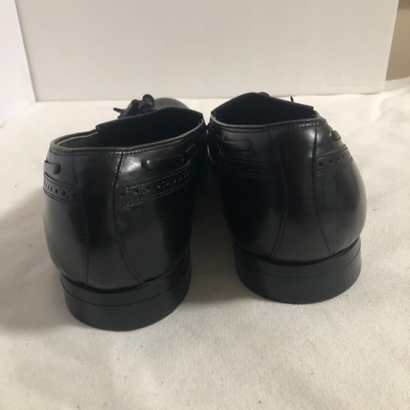 Florsheim Imperial Black Leather Wingtip - 36
